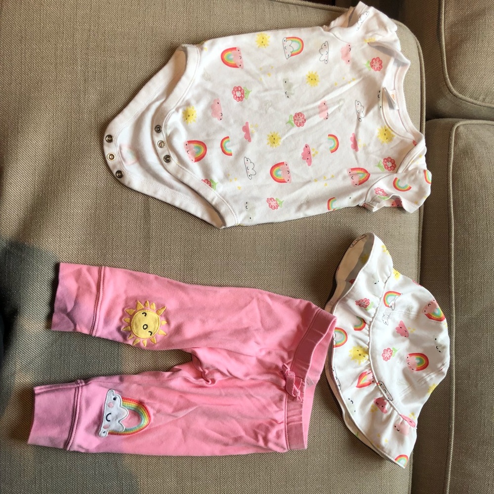 Gymboree rainbow outfit